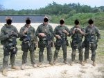 Squad Cargo pants Military camouflage Ballistic vest Sky