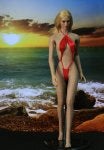 Water Sky Swimsuit top Lingerie top Brassiere